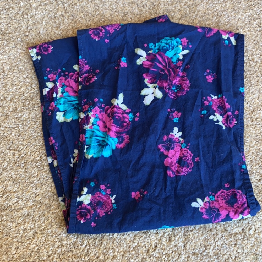 Floral infinity scarf